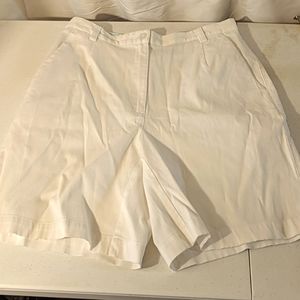 White Liz Golf shorts
